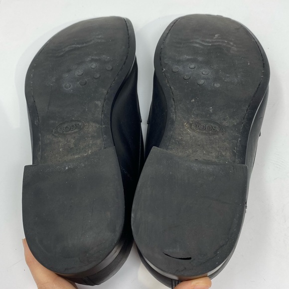 TOD’s Loafers**Black Leather Men Shoes**US 8 $895 - Picture 5 of 5